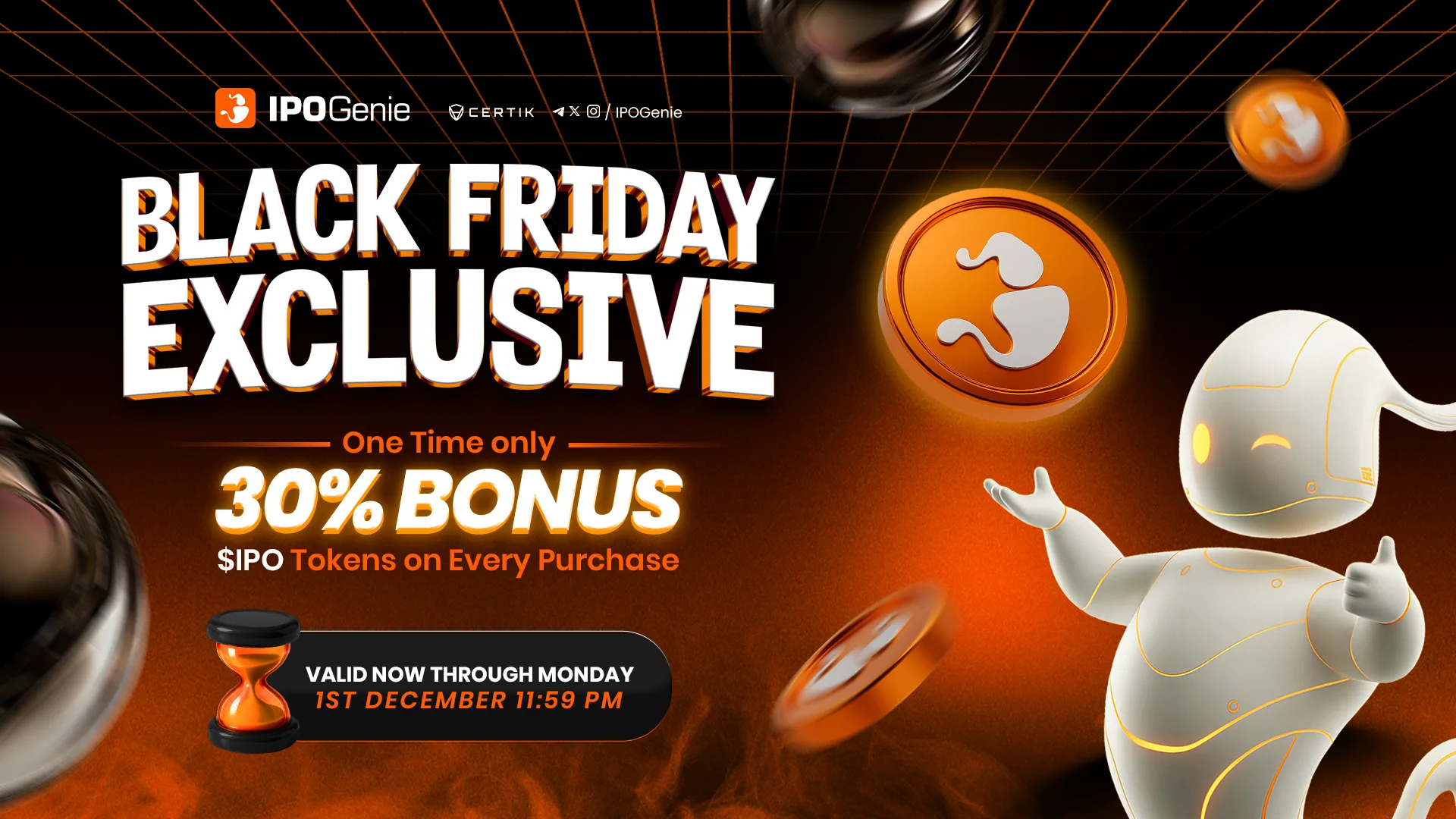 IPO Genie Black Friday Event: A Limited 30% Bonus for Early Buyers